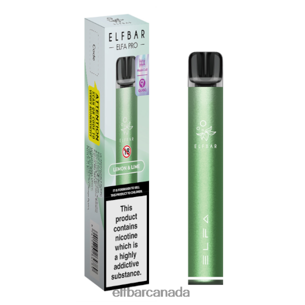 ELFBAR ELFA PRO Pod Kit - Rechargeable Twilight Green + Lemon & Lime Prefilled Pod 6R282H76